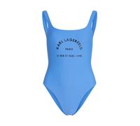 Karl Lagerfeld Maillot de bain 'Rue St-Guillaume' azur / noir, Taille M