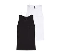 Karl Lagerfeld Maillot de corps noir / blanc, Taille L