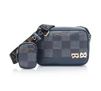 KARL LAGERFELD Maybelle Sac à bandoulière pour téléphone, Bleu/indigo, Medium
