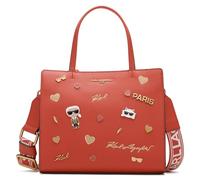 KARL LAGERFELD Maybelle Sac à main, orange brûlé, Taille unique