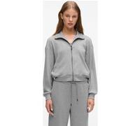 Karl Lagerfeld Medium Grey Melange Signature Lurex Zip Up Taille: S | Vestes Outlet | Femme | Gris