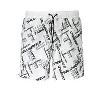 Karl Lagerfeld - Medium Swim Boxers - Homme - Maillots de bain - Blanc - Taille: S