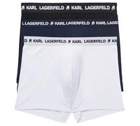 Karl Lagerfeld Men Logo Trunk Set (3 Pack) Black/White/Navy XL