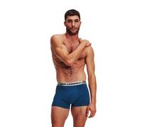 KARL LAGERFELD Metallic Elastic Trunk Set(x3) sous-vêtement, Ultramarin/Majolica/Black, S pour des Hommes