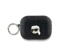 Karl Lagerfeld Monogram Karl Head - Étui AirPods Pro 2 (noir)