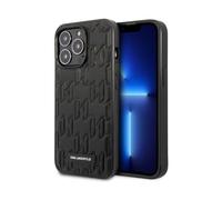 Karl Lagerfeld Monogram Plaque Étui rigide, Noir - iPhone 13 Pro Max