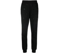 Karl Lagerfeld - Monogram Rhinestone Pantalons de survêtement - Femme - Pantalons - Noir - Taille: 40 FR