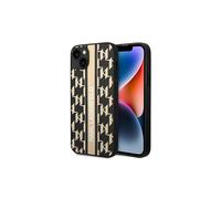 Karl Lagerfeld Monogram Stripe - Étui pour iPhone 14 Plus (marron)