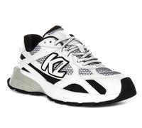 Karl Lagerfeld Orion Côté Découpe Lacée Femme Baskets En Blanc Noir UK 3 - 8