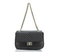 Karl Lagerfeld Paris Agyness Grand sac à bandoulière Doré Noir Legacy