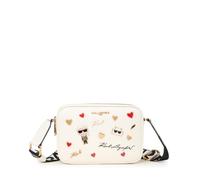 KARL LAGERFELD Paris Maybelle Pins Sac à bandoulière, Multicolore/blanc, Taille unique
