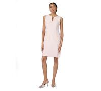 Karl Lagerfeld Paris Robe à Manches Courtes en Tweed pour Femme - Rose - 40