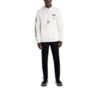 Karl Lagerfeld Paris Sweat à Capuche Karl Character pour Homme, Blanc, Medium
