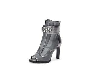 Karl Lagerfeld Paris Women's Blayze Fashion Boot, Argenté., 36.5 EU