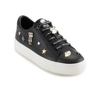 KARL LAGERFELD Paris Women's Cate Pins Sneaker, Noir, 36 EU