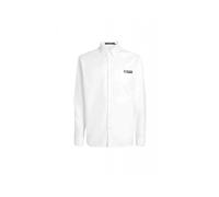 Karl Lagerfeld - Poplin Shirt - Homme - Chemises - Blanc - Taille: L