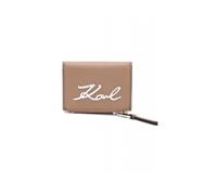Karl Lagerfeld - Portefeuille zippé - Femme - Accessoires - Brun - Taille: ONE Size