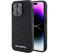 Karl Lagerfeld PU Quilted Pattern Case pour iPhone 15 Pro Max noir