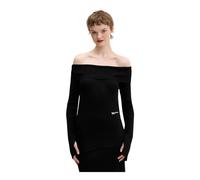 Karl Lagerfeld - Pull à épaules dénudées - Femme - Tops - Noir - Taille: 38 FR