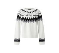 Karl Lagerfeld Pull-over gris / noir / blanc, Taille XS