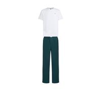 Karl Lagerfeld Pyjama long bleu foncé / blanc, Taille S
