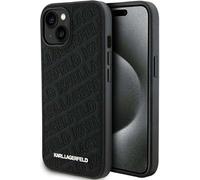 Karl Lagerfeld Quilted K Pattern - Étui pour iPhone 15 Plus (Noir)