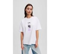 Karl Lagerfeld Relax Repeated Karl Tee White Taille: M | Chemises Outlet | Femme | Blanche