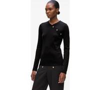 Karl Lagerfeld Retro Longsleeve Black Taille: XS | Manches longues Outlet | Femme | Le Noir