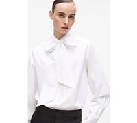 Karl Lagerfeld Retro Poplin Bow Blouse White Taille: 42 | Chemisiers Outlet | Femme | Blanche