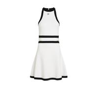 Karl Lagerfeld Robes en maille 'DNA BELTED ' noir / blanc, Taille XXL