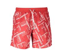 Karl Lagerfeld - Rosso Swim Boxer - Homme - Maillots de bain - Rouge - Taille: S