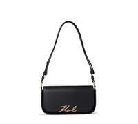 Karl Lagerfeld Signature Sac à bandoulière Cuir 24 cm noir