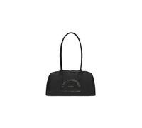Karl Lagerfeld Daily Sac à bandoulière Cuir véritable 33 cm noir