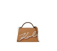 Karl Lagerfeld Sac à main Signature 2.0 Cuir 21,5 cm Brun