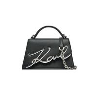 Karl Lagerfeld Sac Bandoulière Essentials A1W30038 Noir/Nickel 1Av Black-Nickel
