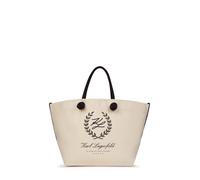 Karl Lagerfeld Sac de plage 'Hotel Karl' beige / noir, Taille One Size