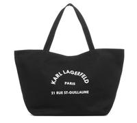 KARL LAGERFELD Sac Shopper Canvas Rue St- Guillaume Couleur noire