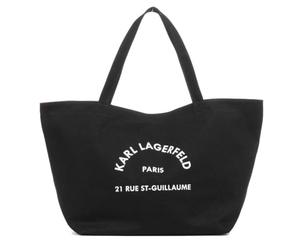 KARL LAGERFELD Sac Shopper Canvas Rue St- Guillaume Couleur noire