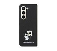 Karl Lagerfeld Saffiano Karl & Choupette Case, Noir - Galaxy A55 5G
