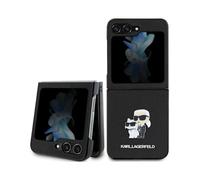 Karl Lagerfeld Saffiano Karl & Choupette Etui, Noir - Samsung Galaxy Z Flip 5