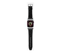 Karl Lagerfeld Saffiano Monogram Bracelet Apple Watch, noir - 38/40/41 mm