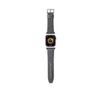 Karl Lagerfeld Saffiano Monogram - Bracelet pour Apple Watch 38/40/41 mm (argent)