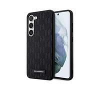 Karl Lagerfeld Saffiano Monogram Metal Logo Case, Noir - Galaxy S24