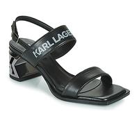 Karl Lagerfeld Sandales K-BLOK TWO-STRAP OPEN SANDAL in Noir 40