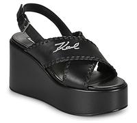 Karl Lagerfeld Sandales WENDY Whipstich Kross Strap in Noir 40
