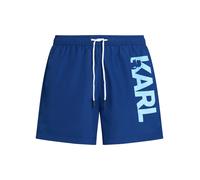 Karl Lagerfeld Shorts de bain bleu foncé / menthe, Taille M