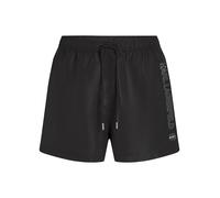 Karl Lagerfeld Shorts de bain 'Ikon' gris argenté / noir, Taille XS
