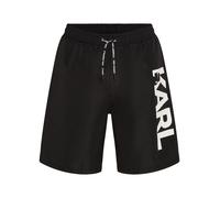 Karl Lagerfeld Shorts de bain noir / blanc, Taille L