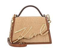 Karl Lagerfeld Signature 2.0 Sac à main Cuir 18 cm brun