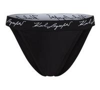 Karl Lagerfeld Signature Bikini Swim Bottom Black Taille: M | Bikinis Outlet | Femme | Le Noir